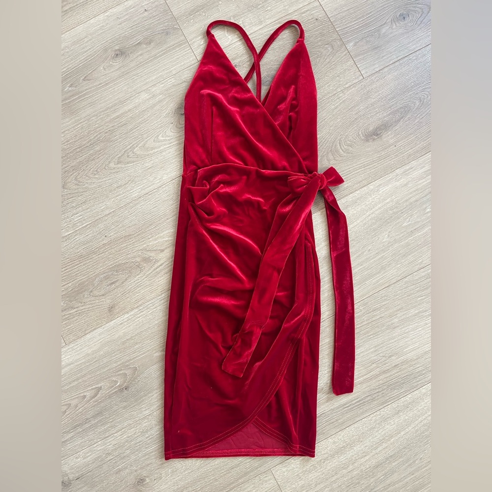 Red Velvet Dress